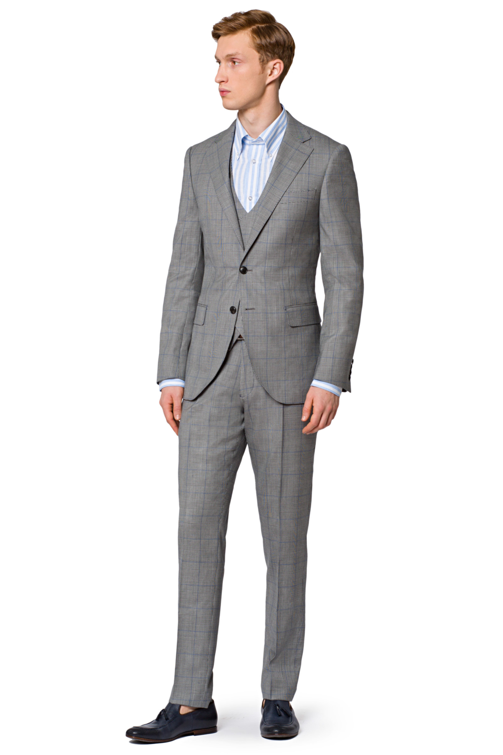 Moda Garnitury Spodnie garniturowe Canda Spodnie garniturowe jasnoszary W stylu biznesowym 