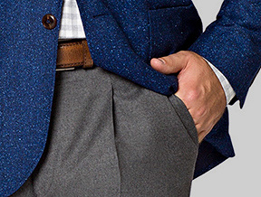 El\u00e9gance Spodnie z zak\u0142adkami liliowy W stylu casual Moda Spodnie Spodnie z zakładkami Elégance 