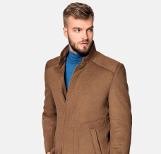 Beżowy płaszcz – stylizacje dla modnego mężczyzny