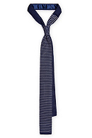 Krawat Granatowy Dzianinowy