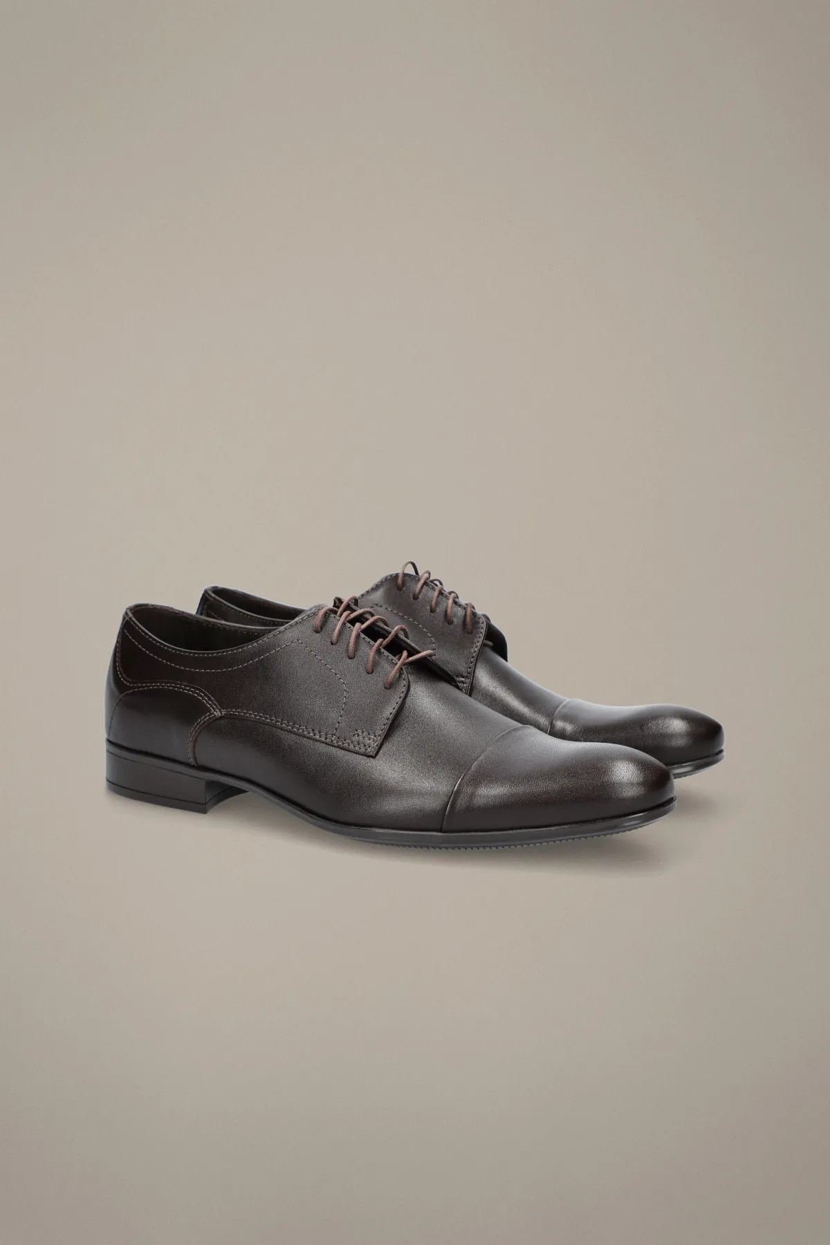 Buty Derby Fortis Ciemnobrązowe