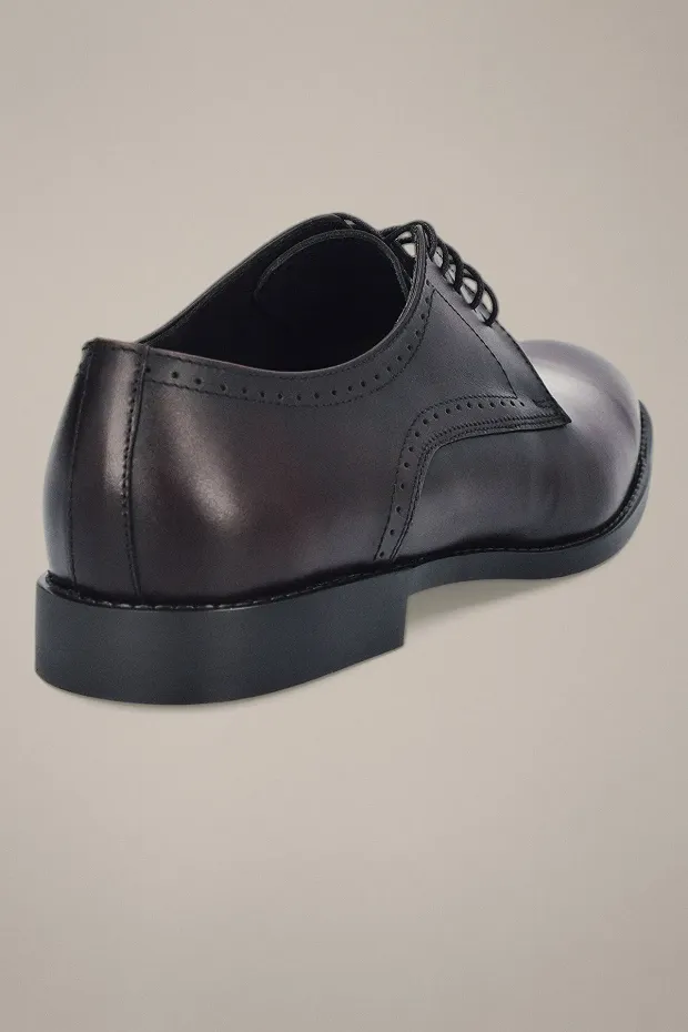 Buty Derby Rostock Ciemnobordowe