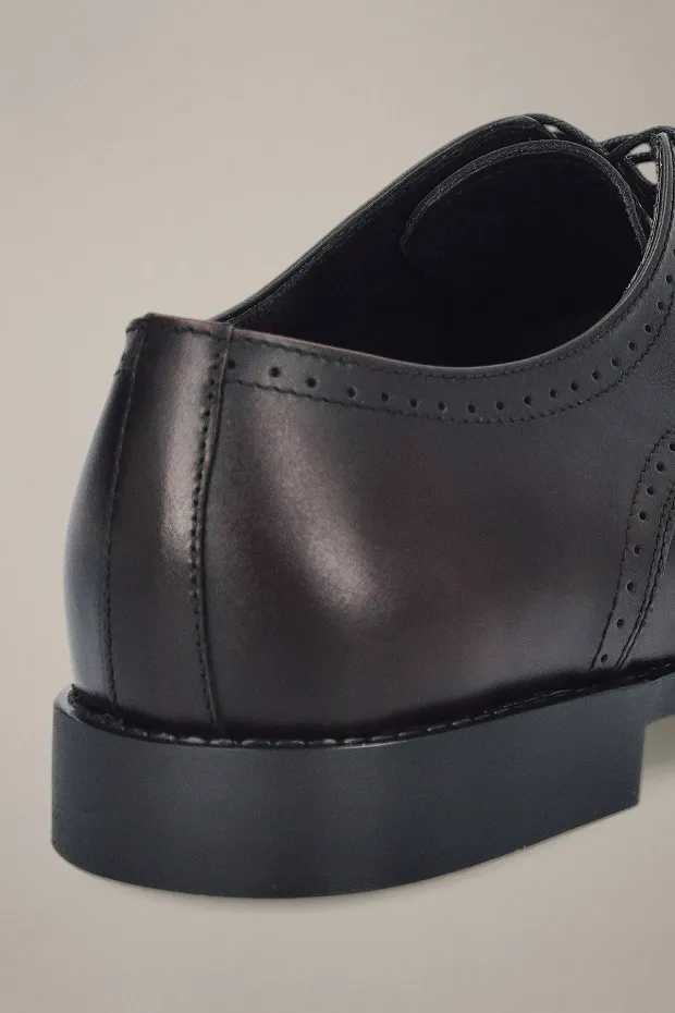 Buty Derby Rostock Ciemnobordowe