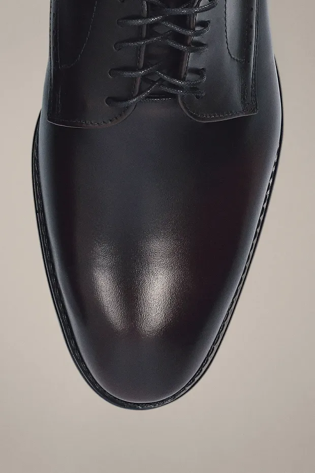 Buty Derby Rostock Ciemnobordowe