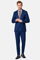 Rubio 2 Navy Blue Checked Suit