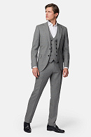 Arkansas Grey Checked Suit