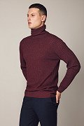 Golf męski bordowy Foster marki Lancerto