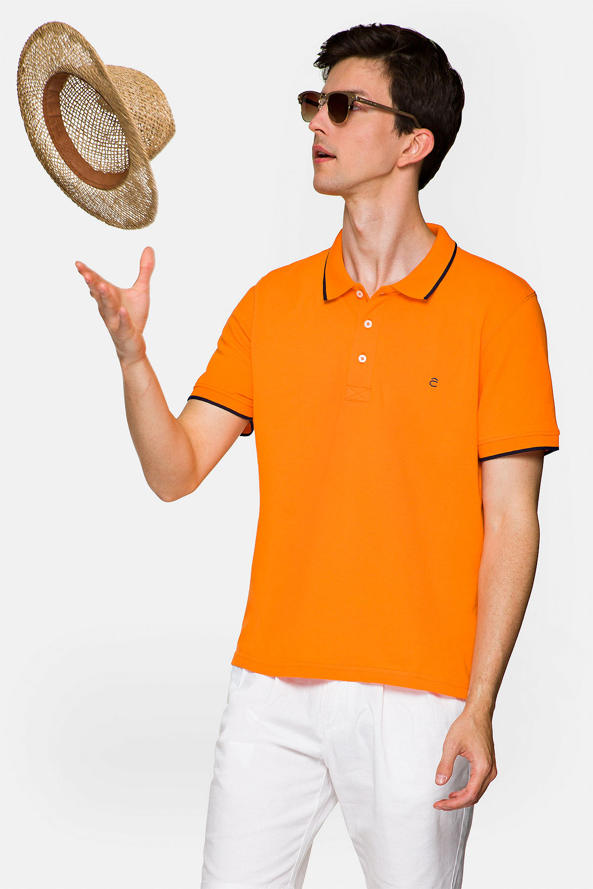 Koszulka Pomarańczowa Polo Dominic