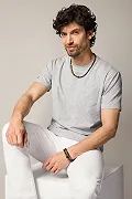Koszulka Szara z Kieszonką Roth