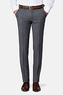 Diego Gray Flannel Trousers