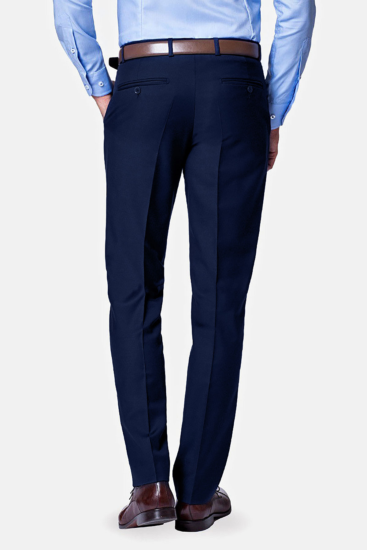 Laura Scott Spodnie garniturowe jasnoszary Wz\u00f3r w paski W stylu biznesowym Moda Garnitury Spodnie garniturowe 