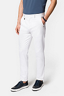 Monaco White Chino Trousers
